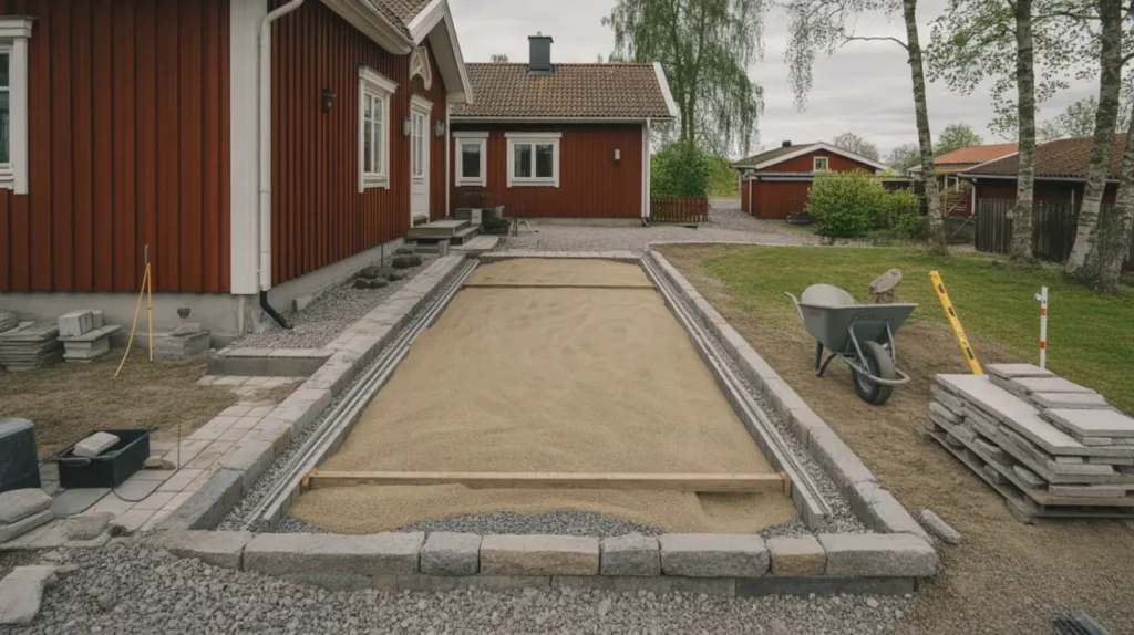 stenl ggning i maj b rlager s ttsand och r tt fall pris per m materialval och vanliga misstag